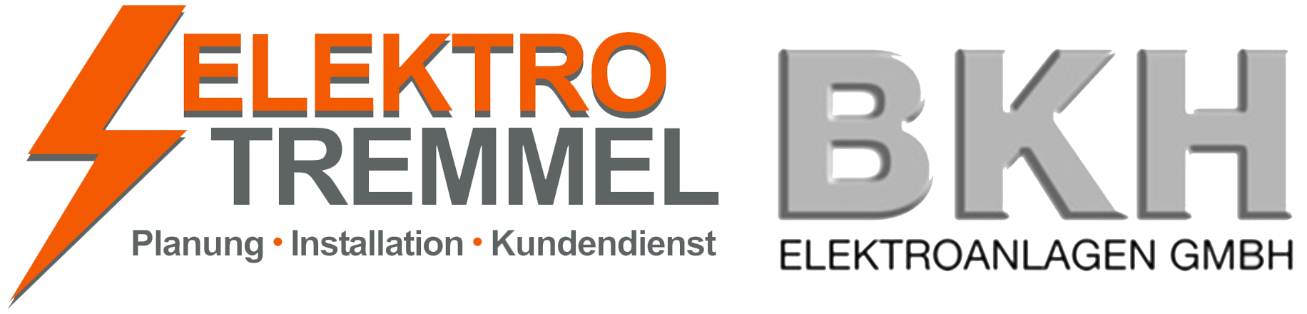 Logo Elektro Tremmel und BKH Elektroanlagen GmbH - Elektriker